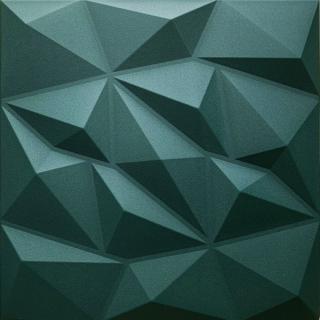 Deccart Ametyst - Diamond - Obklady, geometrické 3D pěnové stropní desky Varianta: Green