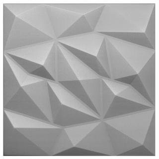 Deccart Ametyst - Diamond - Obklady, geometrické 3D pěnové stropní desky Varianta: Grey