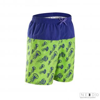 Kes-Vir Chlapecké a pánské plavecké šortky na inkontinenci (zelené) Velikost: 110 (3 - 4 roky)