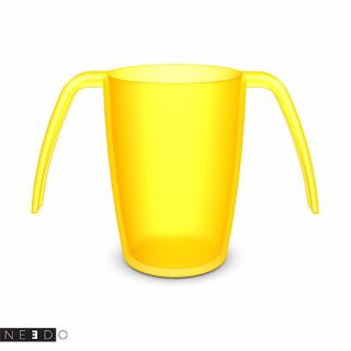 Ornamin hrnek s dvěma rukojeťmi 250 ml Barva: žlutá