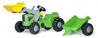 Rolly Toys šlapací traktor s nakladačem a přívěsem rollyKiddy Futura