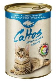 Konzerva pro kočky Cattos s rybou 415g