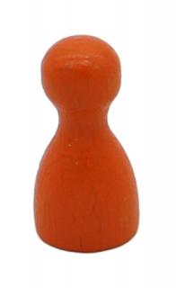 1 oranžová figurka