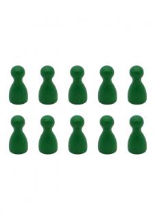 10 zelených figurek