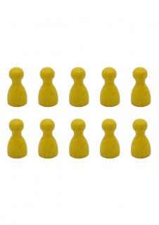 10 žlutých figurek