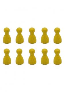 10 žlutých figurek