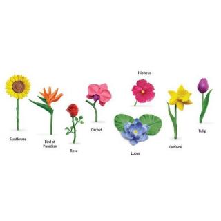 Květiny (předměty od Safari Ltd. v tubě)