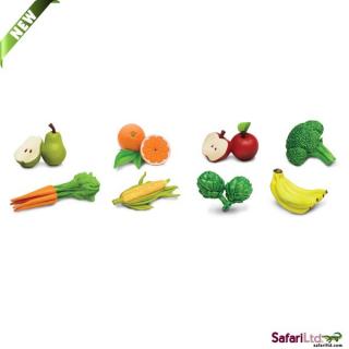 Ovoce a zelenina (předměty od Safari Ltd. v tubě)