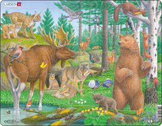 Puzzle Lesní zvířata (29 dílků)