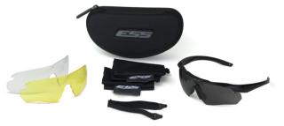 brýle ochranné ESS Crossbow 3LS, čirá, žlutá a kouřová skla