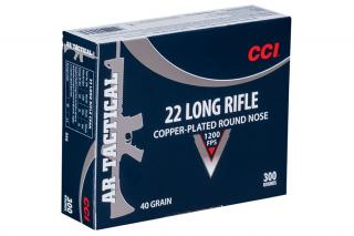 náboj .22LR CCI LR, Tactical CPRN, 40gr/2,56g