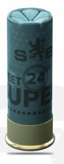 náboj brokový S&B SKEET 24 SUPER, 12/70, 24g/2.0mm