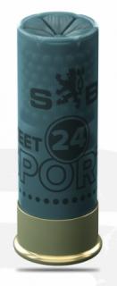 náboj brokový S&B TRAP 24 SPORT, 12/70, 24g/2.4mm