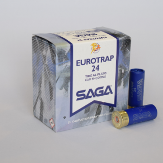 náboj brokový SAGA EUROTRAP 24, 12/70, 24g/2,4mm