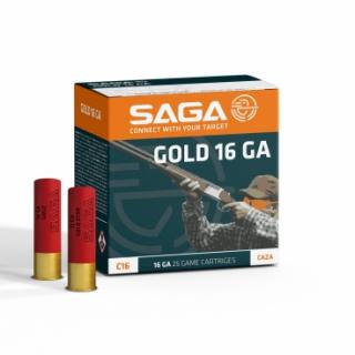 náboj brokový SAGA GOLD 16, 16/70, 28g/3,5mm