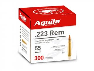 náboj kulový Aguila .223 REM FMJ 55gr, sypané po 300 ks
