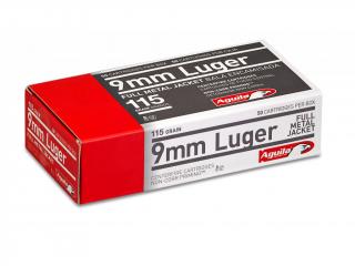 náboj pistolový Aguila 9mm Luger FMJ 115gr