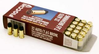 náboj pistolový Fiocchi 7.65 BROW LRN TFL 4.73g/73gr.