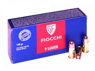 náboj pistolový Fiocchi 9mm Luger, 148gr, FNCP, subsonic