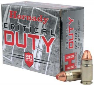 náboj pistolový Hornady CRITICAL DUTY, .357SIG, 135gr, FlexLock
