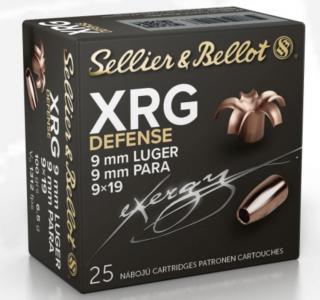náboj pistolový S&B 9mm Luger XRG Defense 6,5 g