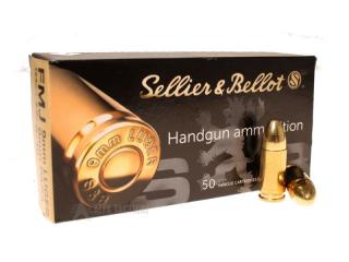 náboj pistolový S&B 9mmL, 124gr/8g, FMJ