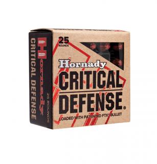 náboj revolverový Hornady, Critical Defense, .38 Special +P, 110GR, FTX CD