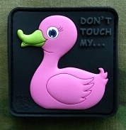 nášivka 3D JTG kachnička růžová  Tactical duck