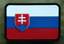nášivka 3D JTG vlajka Slovensko, barevná