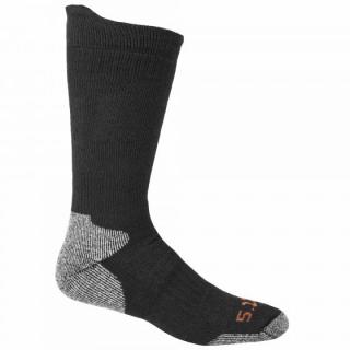ponožky 5.11 COLD WEATHER CREW SOCK - Merino barva: 019 - BLACK (černá), velikost: L/XL