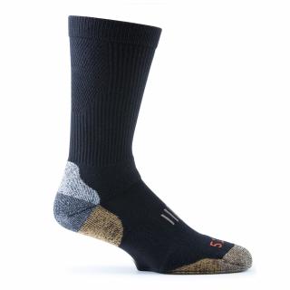 ponožky 5.11 YEAR ROUND CREW SOCK barva: 019 - BLACK (černá), velikost: S/M