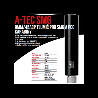 tlumič A-TEC SMG pro Scorpion EVO 9mm Luger