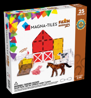 MagnaTiles 25 - Zvířátka na farmě