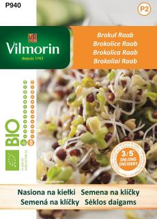 BIO Brokolice Raab na klíčky Vilmorin Premium 10 g
