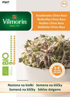 BIO Ředkvička China Rose na klíčky Vilmorin Premium 10 g