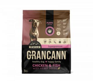 Grancann Chicken & Fish with Hemp seeds-Puppy all breeds Balení: 12 kg