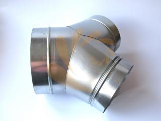 Kalhoty 160-200-160 mm - kovová ventilační rozvodka