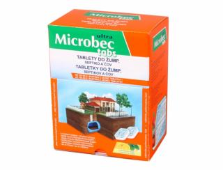 Microbec ultra tabs 16 x 20 g tablety do žump, septiků a ČOV