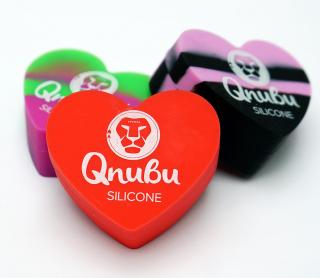 Qnubu Silicone Rosin Heart XL 18 ml, silikonové pouzdro