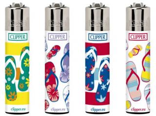 Zapalovač Clipper Classic Large Flip Flops CP11R Barva: fialový