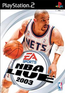 PS2 NBA Live 2003 Obal: Anglický