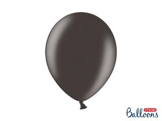 Balónek černý, metalický - 30cm