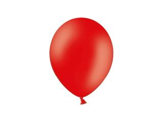 Balónek červený, pastelový - 25cm