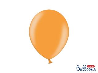 Balónek oranžový (mandarine orange), metalický - 27cm