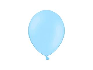 Balónek světle modrý (baby blue), metalický - 27cm