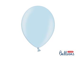 Balónek světle modrý (baby blue), metalický - 30cm
