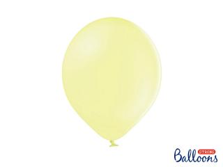Balónek světle žlutý (light yellow), pastelový - 30cm