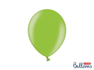 Balónek zelený (bright green), metalický - 27cm