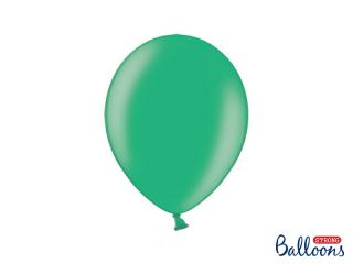 Balónek zelený (malachit), metalický - 27cm