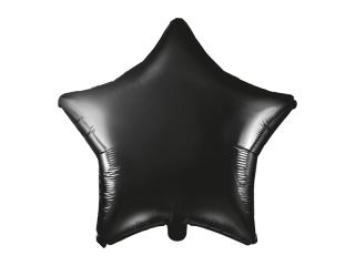 Fóliový balónek - Hvězda černá (48cm)